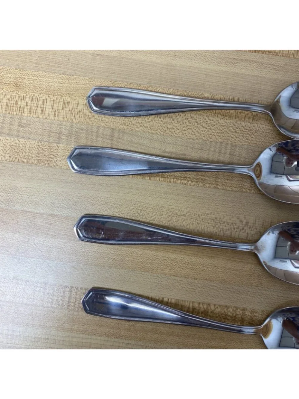 Pfaltzgraff‎ Stainless Serving Spoons Set Of 4 Brookfield Pattern
